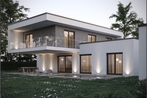 ARCHITEKTEN-VILLA mit riesiger Dachterrasse, PV-Anlage und bester Ausstattung